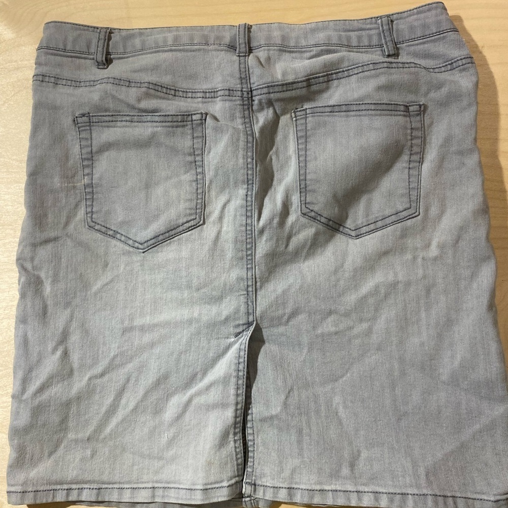 Vintage Jaclyn Smith Jean Skirt Size 14 (KD) - Picture 13 of 14